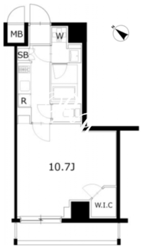 KDXレジデンス豊洲 524 間取り図