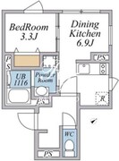リーガランド武蔵小山アネックス 301 間取り図
