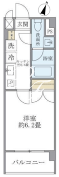 コスモリード西馬込レジデンス 108 間取り図