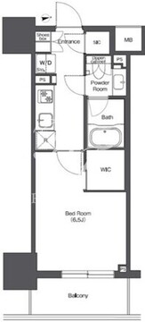 コンフォリア東陽町 202 間取り図