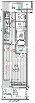 BPRレジデンス東十条 702 間取り図