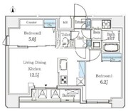 クラリティア文京湯島 801 間取り図