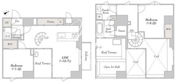 ルミーク三軒茶屋 1401 間取り図