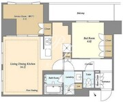 オアーゼ日暮里レジデンス 348 間取り図