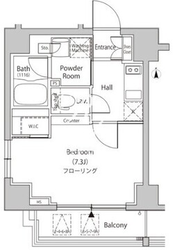 カーサスプレンディッド麹町 701 間取り図