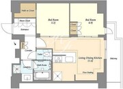 オアーゼ日暮里レジデンス 1203 間取り図 ?>