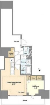 オアーゼ日暮里レジデンス 243 間取り図