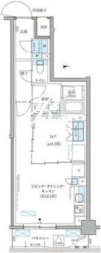 パークアクシス文京本郷 610 間取り図
