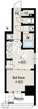アルティザ五反田 503 間取り図