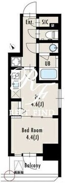 アルティザ五反田 603 間取り図