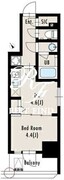 アルティザ五反田 803 間取り図