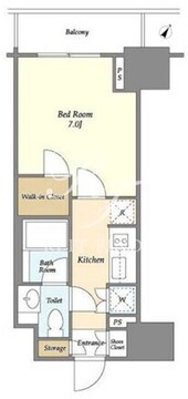 ラティエラ板橋 403 間取り図
