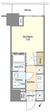 ラティエラ板橋 502 間取り図