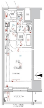 アルテシモクルセ 701 間取り図