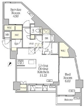 アジールコート池尻大橋 311 間取り図