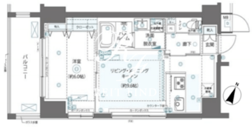 ズーム日本橋浜町 1203 間取り図