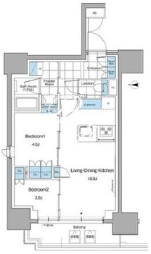 ルフォンプログレ本郷三丁目 701 間取り図