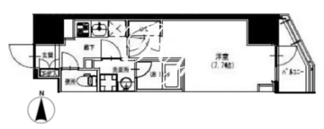 エスレジデンス曳舟 701 間取り図