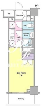 カッシア両国 703 間取り図