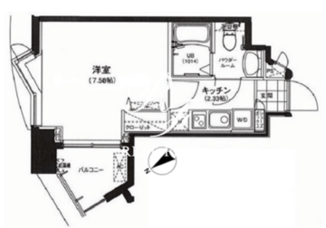 サウンドおしあげ 505 間取り図