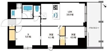 東京マンション 304 間取り図