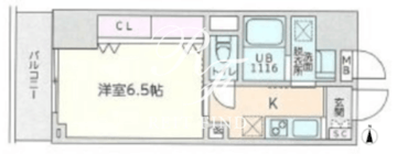 ケイブ湯島 1404 間取り図