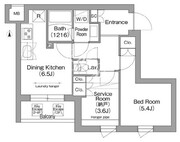 コンフォリア・リヴ南品川 327 間取り図