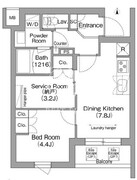 コンフォリア・リヴ南品川 329 間取り図