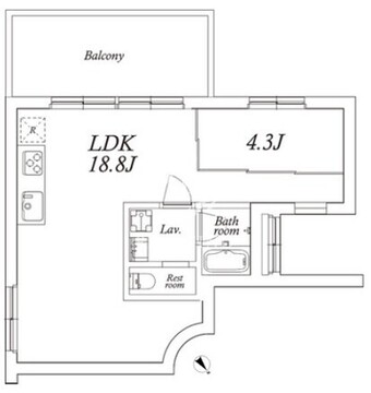 アスタルテ上原 303 間取り図