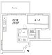 アスタルテ上原 303 間取り図