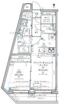 アリビス新江古田 301 間取り図