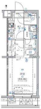 アリビス新江古田 203 間取り図