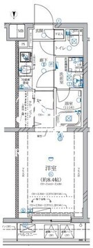 アリビス新江古田 303 間取り図