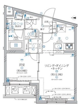 アリビス新江古田 105 間取り図