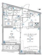 アリビス新江古田 206 間取り図 ?>