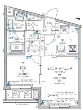 アリビス新江古田 206 間取り図