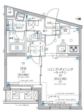 アリビス新江古田 306 間取り図