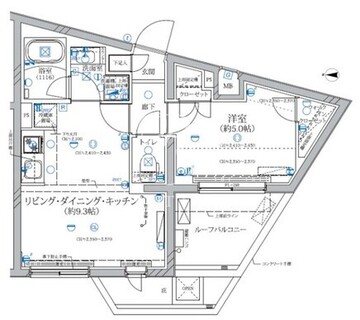 アリビス新江古田 307 間取り図