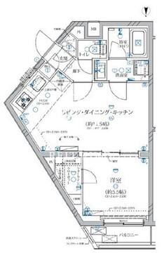 アリビス新江古田 208 間取り図