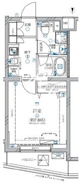 アリビス新江古田 211 間取り図