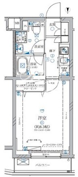 アリビス新江古田 111 間取り図