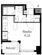 ドゥーエ両国 1502 間取り図