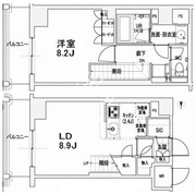 エスティメゾン王子 1505 間取り図