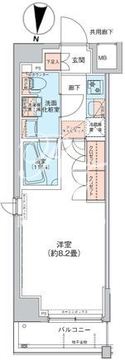 オルタナ菊川1 308 間取り図