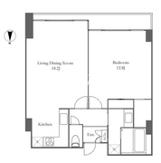 品川プリンスレジデンス 1034 間取り図