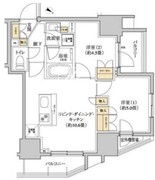 グレーシアフィット三軒茶屋 1403 間取り図