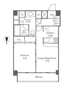 プレミアステージ笹塚 1001 間取り図