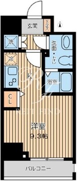 シティスパイア三ノ輪2 602 間取り図