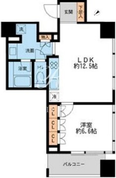 プロスペクトKALON三ノ輪 1202 間取り図
