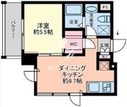 グローリオシェルト新宿山吹町 301 間取り図